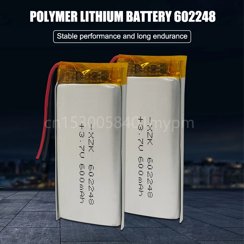 Фото 602248 600mAh 3,7 V LiPo литиевая полимерная аккумуляторная батарея для MP3 MP4 GPS PSP Bluetooth наушников №2