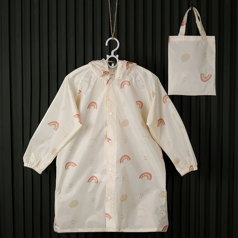 

Легкий Быстросохнущий дышащий детский дождевик для мужчин и женщин, водонепроницаемое пончо для детского сада, учеников начальной школы