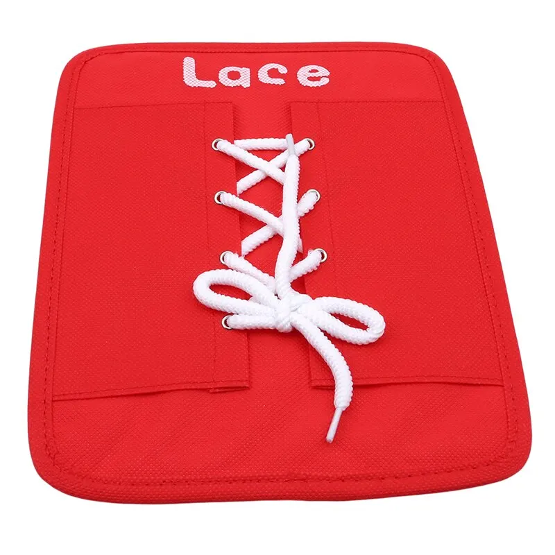 

Baby Early Education Basic Life Skills Toy Button Lace Tie Boarding Learning Kit