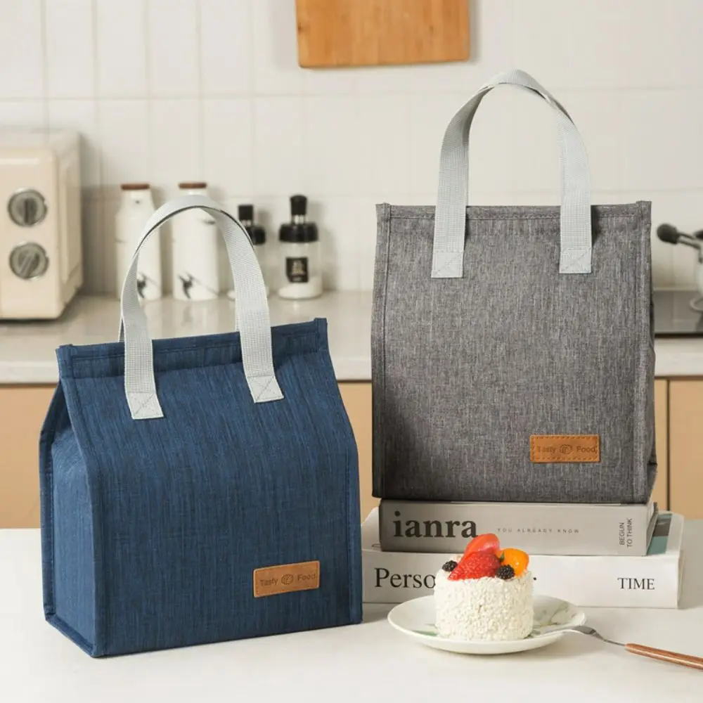 

Food Bag Cooler Lunch Box Bag Waterproof Lunch Bag Food Hand Bags Tote Canvas Lunch Bag Thermal Breakfast Organizer