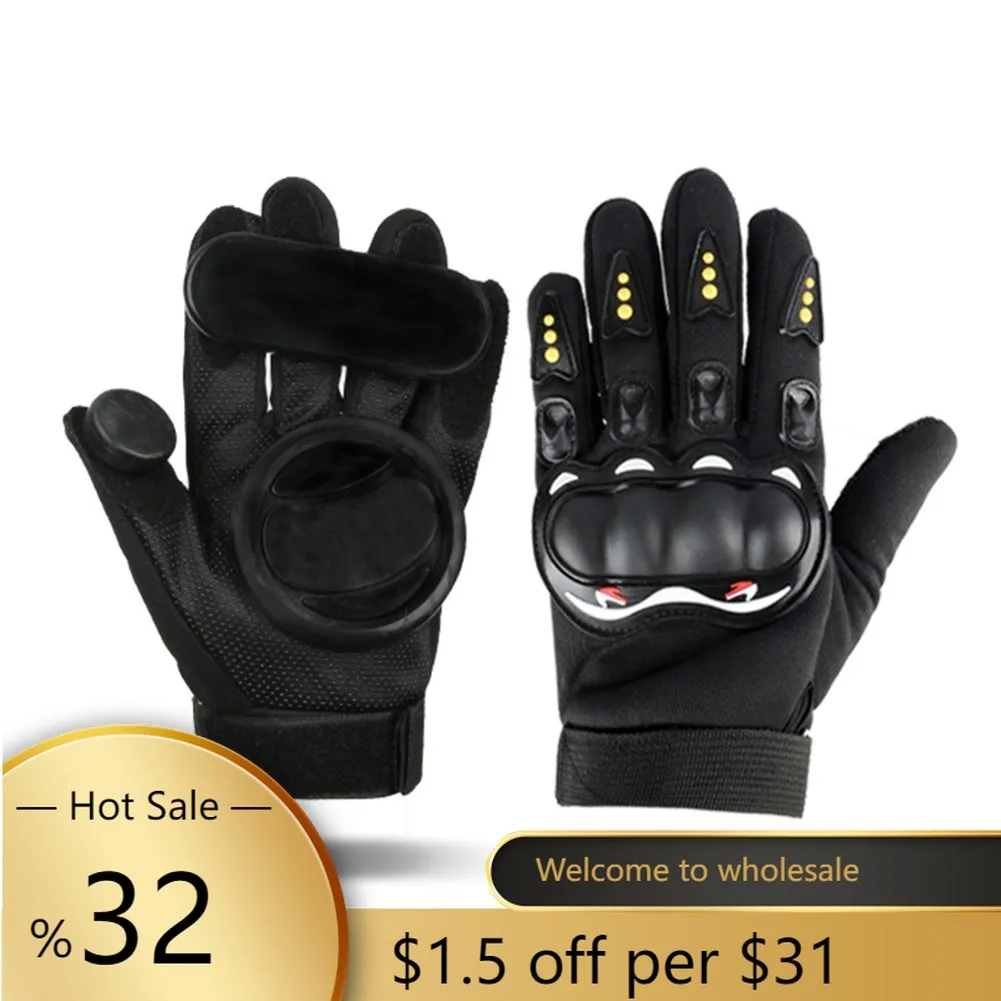 

Перчатки для скейтборда с закрытыми пальцами, велосипедные перчатки, дышащие защитные перчатки, летние противоскользящие Нескользящие изн...