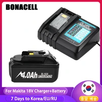 bl1860 18v 4 0ah replacement battery for makita 18v battery bl1830 bl1850 bl1840 bl1845 bl1815 lxt 400 cordless power tool