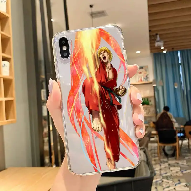 Прозрачный чехол для телефона с изображением истребителей игры улица iPhone 11 12 Mini 13