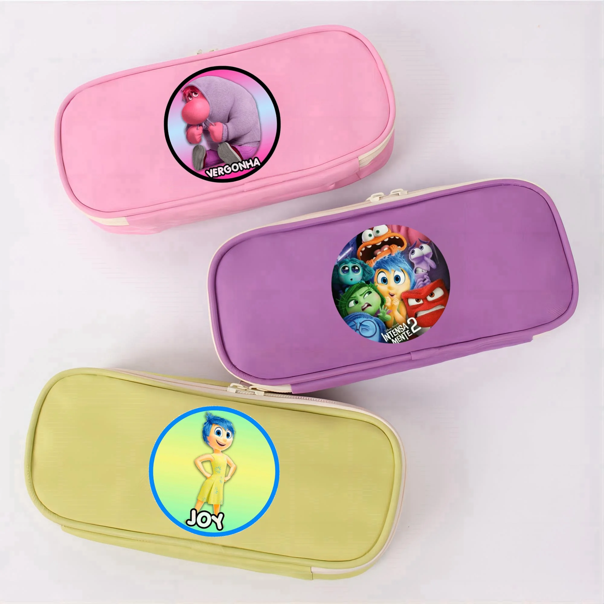 Disney Inside Out 2 пенал для студентов чехол ручек девочек и мальчиков сумка с героями