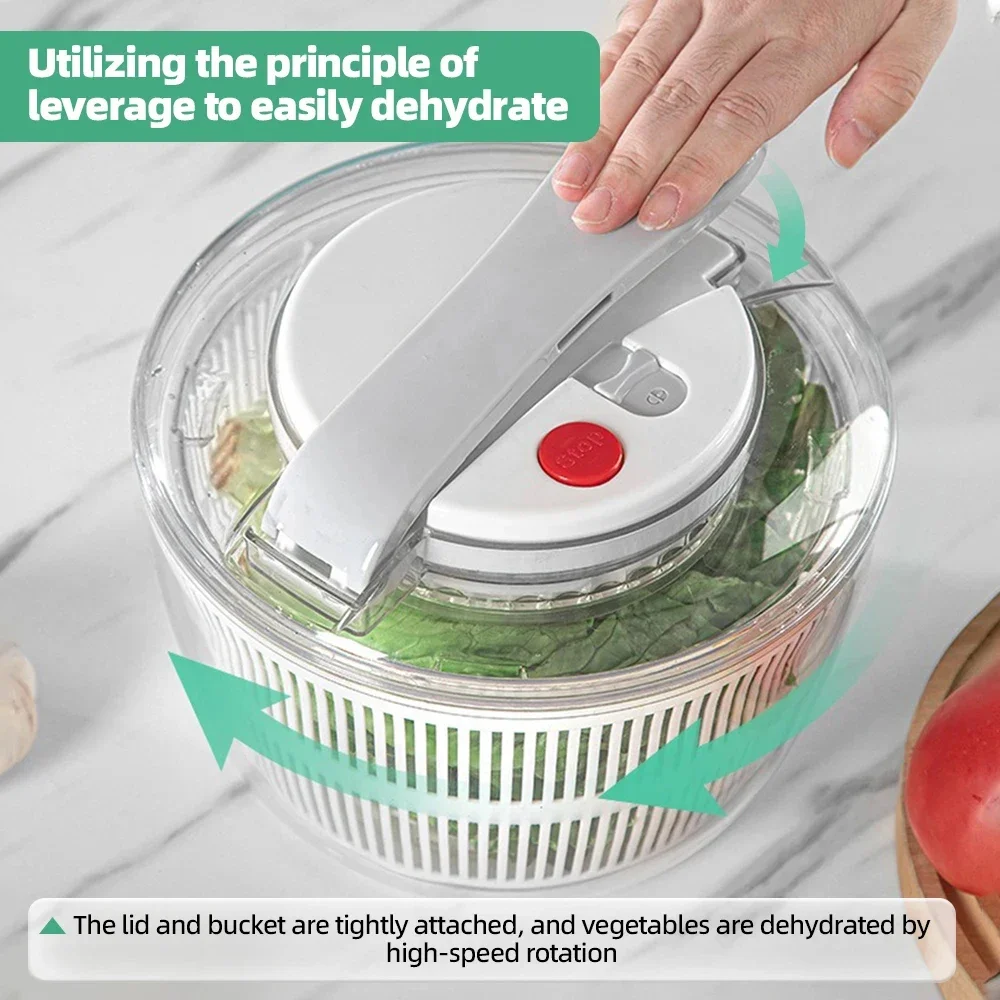 Спиннер для овощей салата дуршлаг Дегидратор многофункциональная мойка и