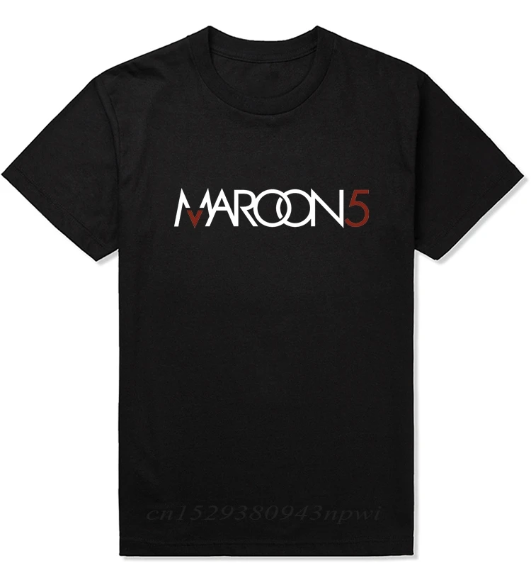 

2020 new L.A Rock band MAROON 5 O-neck sleeve top quality cotton brand Mens t shirt,fashion style Mens Maroon 5 t shirt.