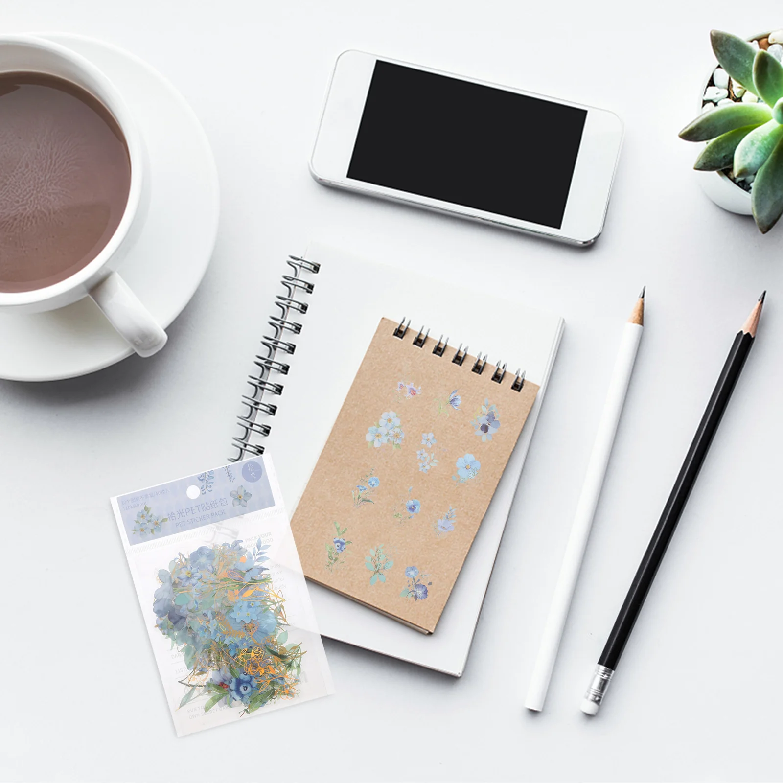 

Наклейка с цветочным рисунком для скрапбукинга, наклейка с цветами для домашних животных, планировщика, наклейки для путешествий, скрапбук...