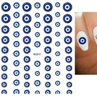 evil eye nail art sticker hamsa nail decal sticker self adhensive nail evil eyes self adhesive 001 blue evil eye nail stickers