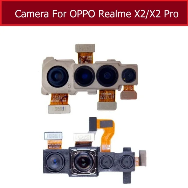 Передняя Задняя камера для Realme X2 маленькая Основная разъем модуля гибкий кабель
