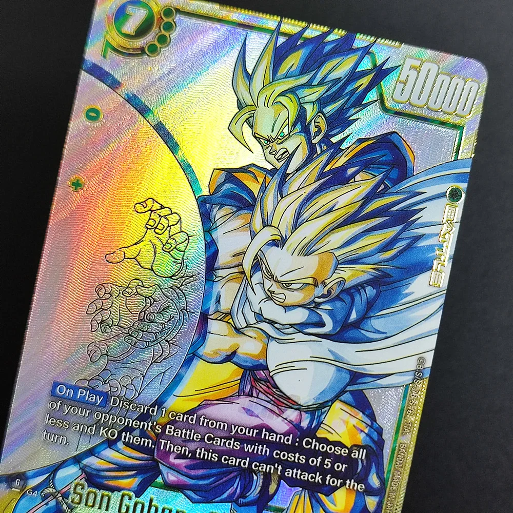 Коллекционные карточки DIY Dragon Ball Super Fusion World: Сон Гоку FP-001, Сон Гохан (детство) FB01-140, Броли FB06-120. Анниме-игрушки. (art.: 3920d8b486f19) - 3920d8b486f19