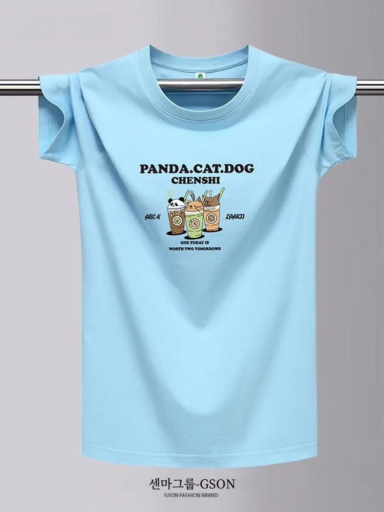 Новая летняя футболка Senma up Gson с короткими рукавами мужская молодежная свободная