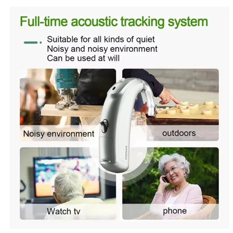 Phona Vitus BTE P UP Слуховые аппараты 6-канальный компьютер Программируемый