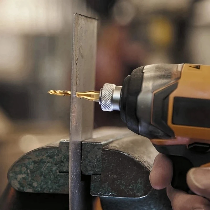 M5x0 8 мм шестигранный хвостовик с титановым покрытием винт из быстрорежущей стали