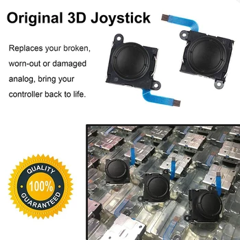6 Pack Joycon Joystick Replacement Repair Kit for Nintendo Switch 3D Analog Thumb Sticks Caps Switch Lite OLED Tool Accessories 5