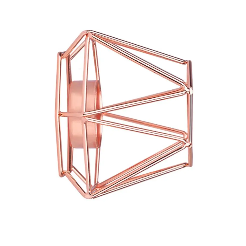 

Nordic Style Wrought Iron Geometric Candle Holders Home Decoration Metal Candle Cup Holder Crafts Candleholders