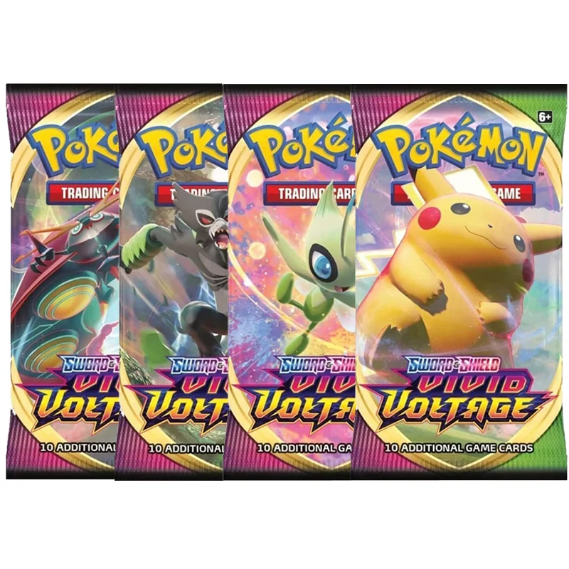 360 шт./коркор. английская версия Покемон меч и щит охлаждение эволюции усилитель