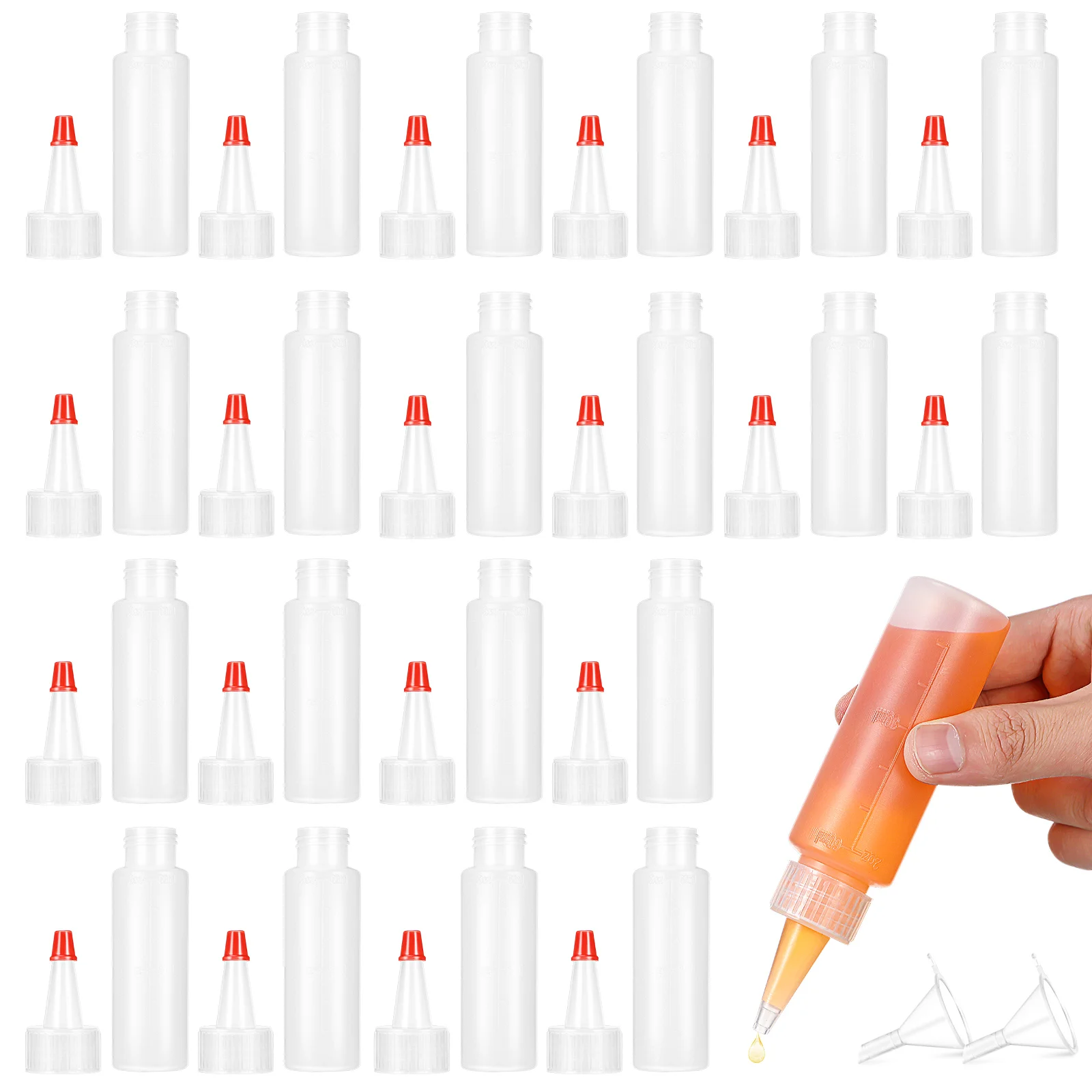 

Sauce Squeeze Mini Condiment Bento Dispensing Nozzles Dispenser Storage Ketchup Dripping 60Ml