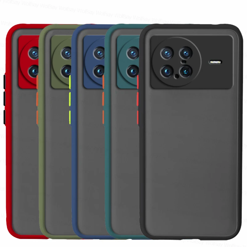 

Матовый ПК чехол для Vivo X Note чехол Vivo X60 X70 Pro X Note 5G противоударный ТПУ защитный чехол на заднюю панель телефона чехол для Vivo X Note