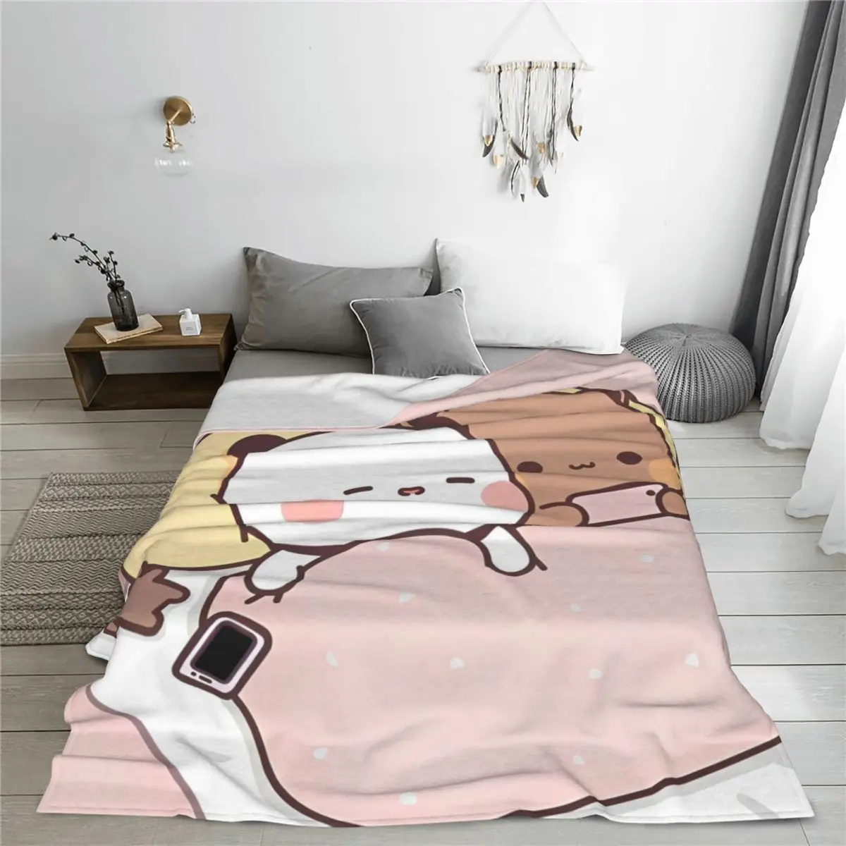Милое плюшевое одеяло Bubu Dudu пледы постельное белье диван портативное мягкое