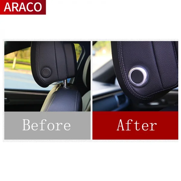 Кнопка регулировки подголовника автомобильного сиденья декоративное кольцо из