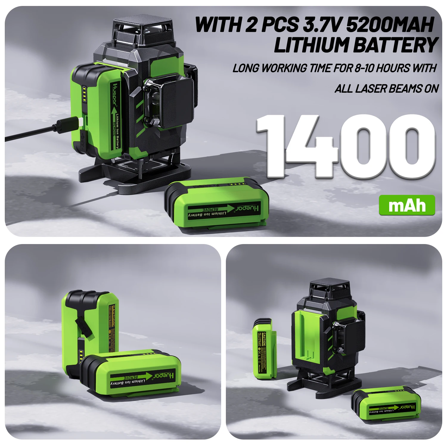 Лазерный уровень Huepar LS04CG