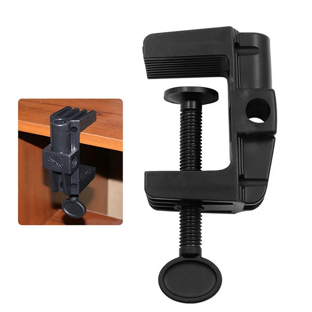 

Universal Bracket Clamp Adjustable Live Clip Plastic Desk Lamp Clip DIY Fixed Clip Hand Tools Accessories for Camera Microphone