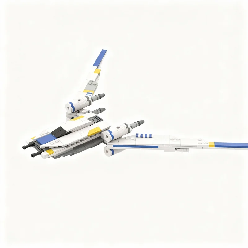 Фото 281 деталь MOC U-Wing Star Battle: Конструктор, развивающая игрушка, подарок на Рождество, идея для творчества, обучающий набор, кирпичики для дня рождения №2