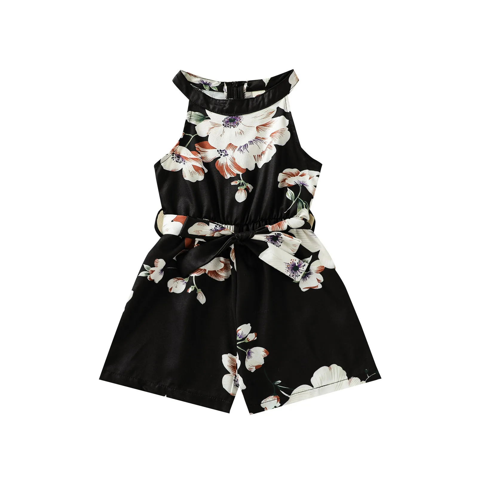 

Детский комбинезон без рукавов, с цветочным принтом