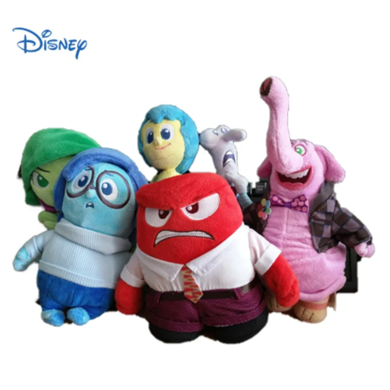 

Плюшевые игрушки Disney, Мультяшные аниме куклы, Joy Anger, Disgust, Bing Bong, страх, печаль, детский подарок на день рождения