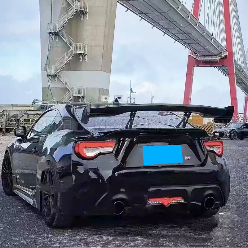 Универсальный автомобильный спойлер из углеродного волокна с рисунком для
