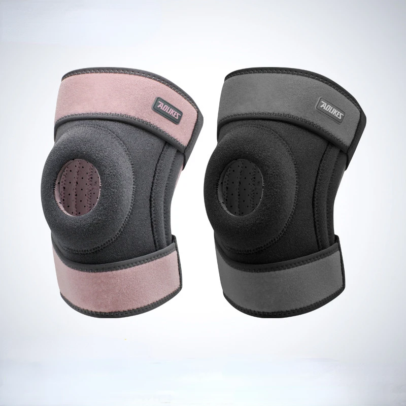 

Sports riding knee protector shock absorption spring compression leg protector running basketball mountaineering training