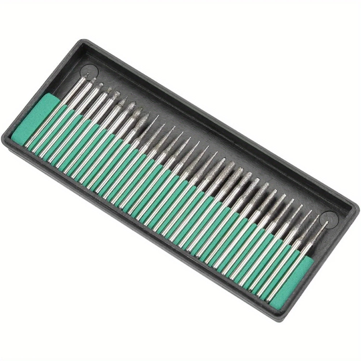 

Набор алмазных сверл для ротационных инструментов 30 шт