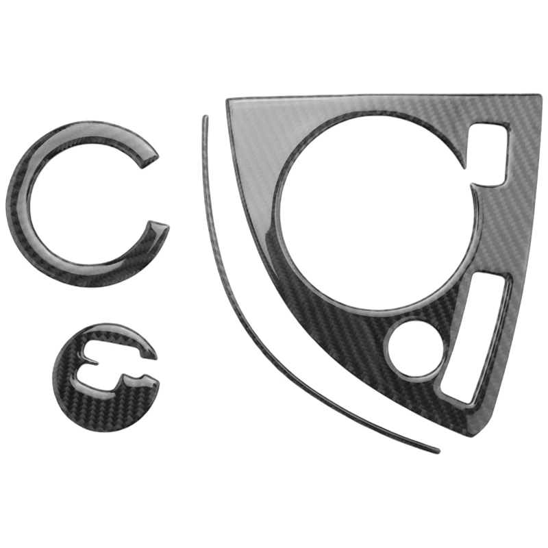 

4PCS For Toyota Prius 2012-2015 Carbon Fiber Car Central Control Gear Shift Box Panel Cover Trim Sticker Accessories,LHD