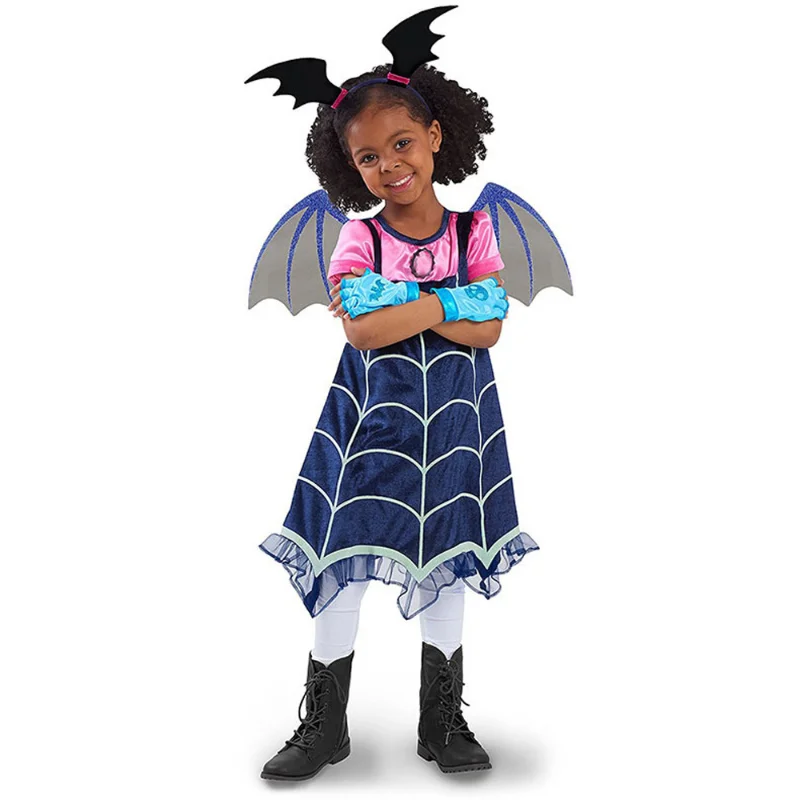 

Детское платье для косплея Vampirina, детское платье принцессы, костюм на Хэллоуин, карнавал, вечевечерние, вампир