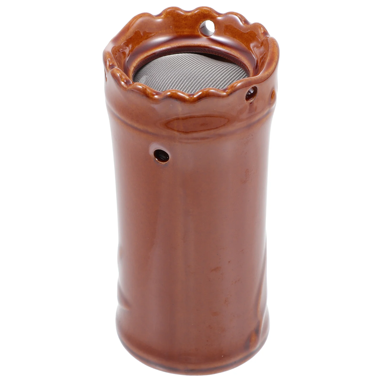 

Moxibustion Pot Ceramic Moxibustion Box Cone Burning Tool Scraping Pot (Coffee)