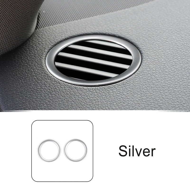 

Приборная панель из нержавеющей стали, выпускные кольца для кондиционера, декоративная накладка для Audi Q7 2008-2015, Стайлинг автомобиля, интерьер