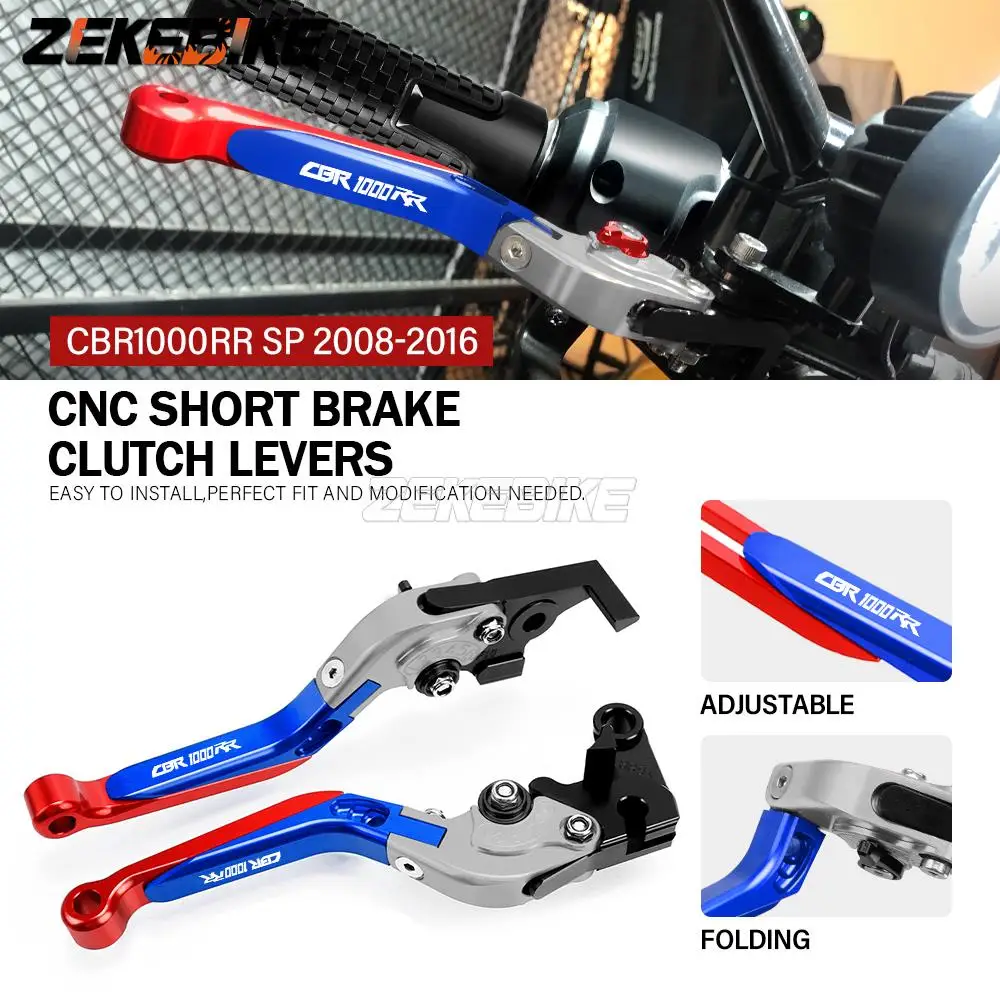 

Motorcycle Brakes Tie Rod Handbrake Brake Clutch Levers FOR Honda CBR1000RR SP 2008-2016 Adjustable Extendable Folding