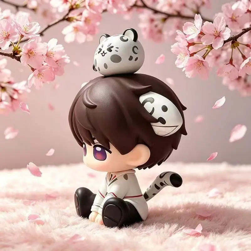 Фото Аниме-фигурка Love and Deepspace: Милая фигурка Калеба, модель Q-версии, ПВХ, настольный аксессуар, коллекционный сувенир, подарок для косплея №3