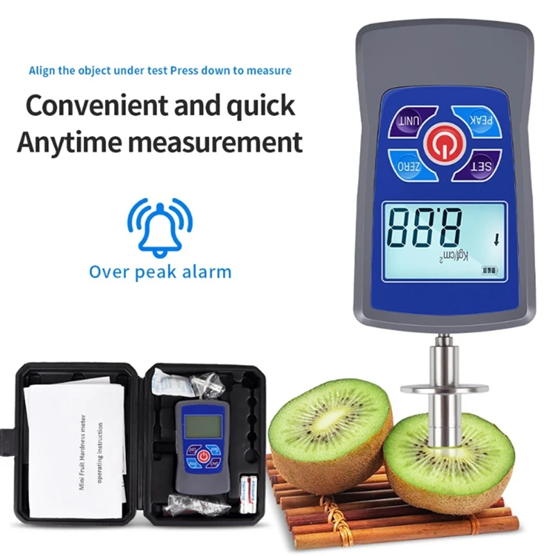 1 шт. цифровой тестер твердости фруктов