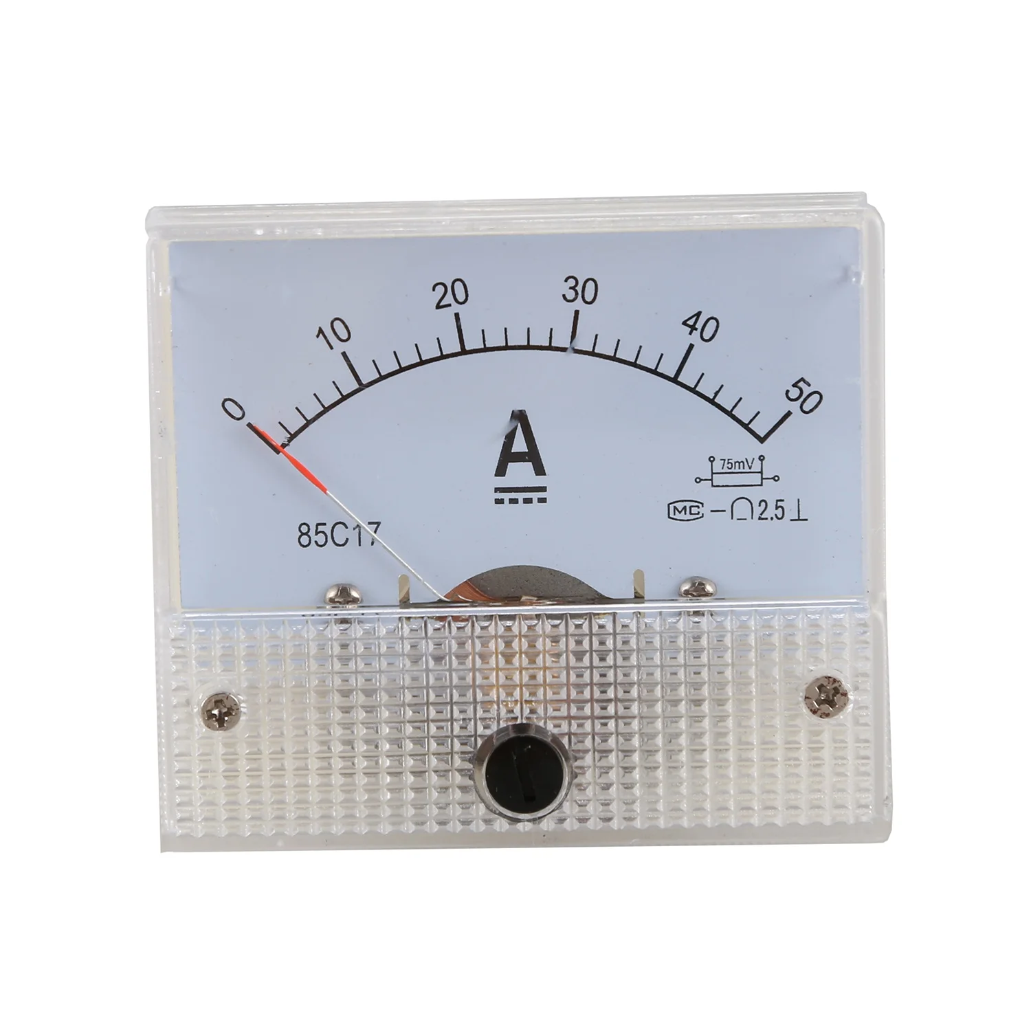 

DC 0-50A Analog Amp Meter Ammeter Current Panel + 50A 75mV Shunt Resistor