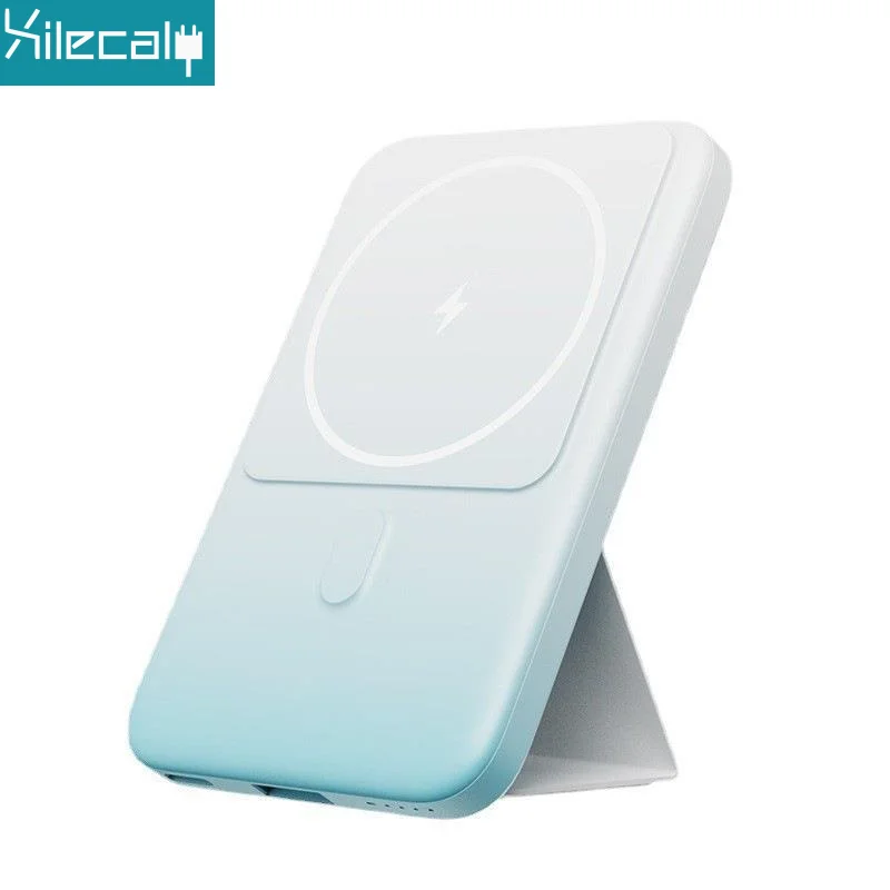 

Power Bank Foldable Magnetic Wireless Charger PD 20W 10000mAh For iPhone 15 13 12 114 Pro Max Xiaomi Portable Magsafe Power Bank