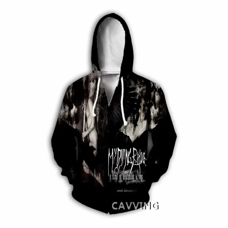 Толстовка с капюшоном на молнии 3D-принтом