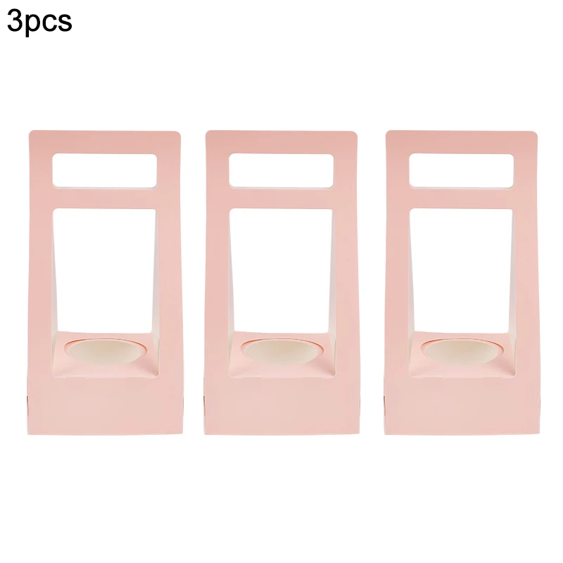 

3/5Pcs Kraft Paper Flower Box Portable Rose Flower Bouquet Basket Home Decor Wedding Arrangement Birthday Party Gift Packaging