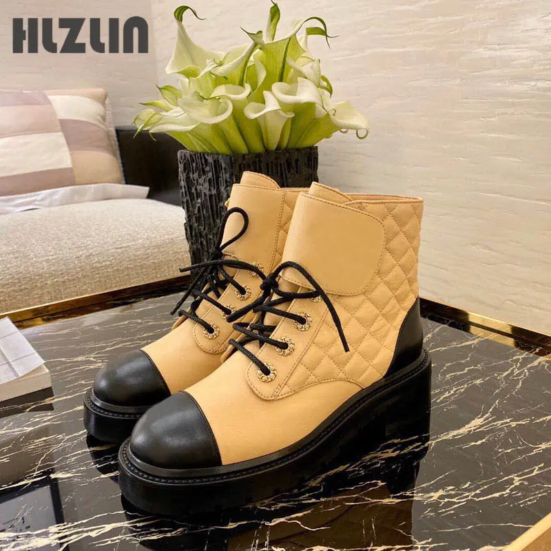 

2022 new inner heightening Martin boots women small short boots leather thick-soled knight boots eight-hole motorcycle boots