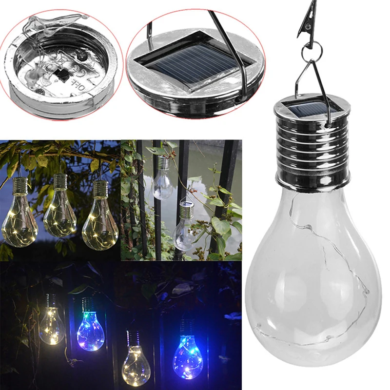 

Outdoor Hanging Led Solar Light Bulb Waterproof Lanterns For Party Garden Home Patio Camping Decor Lamp LED Solar Fairy Light