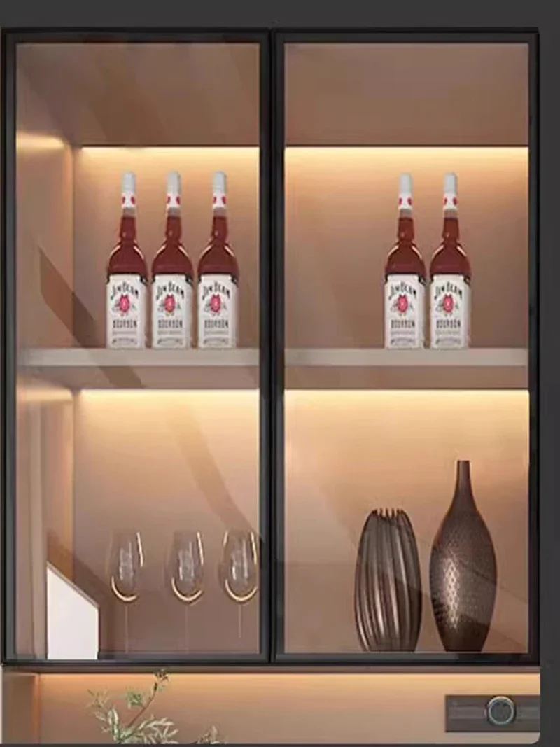 Простая витрина модель винного шкафа стеллаж для хранения шкафчик мебель бара LVWC