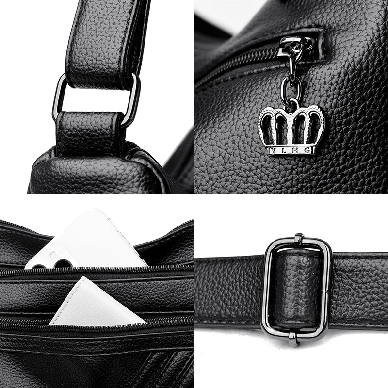 Роскошные кошельки и сумочки из мягкой кожи высокого качества женская сумка