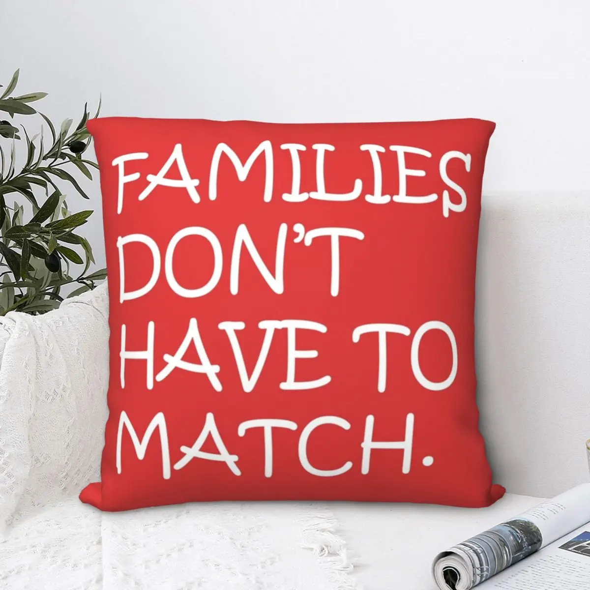 Подарок для усыночной матери наволочка подушки квадратной формы удобной из