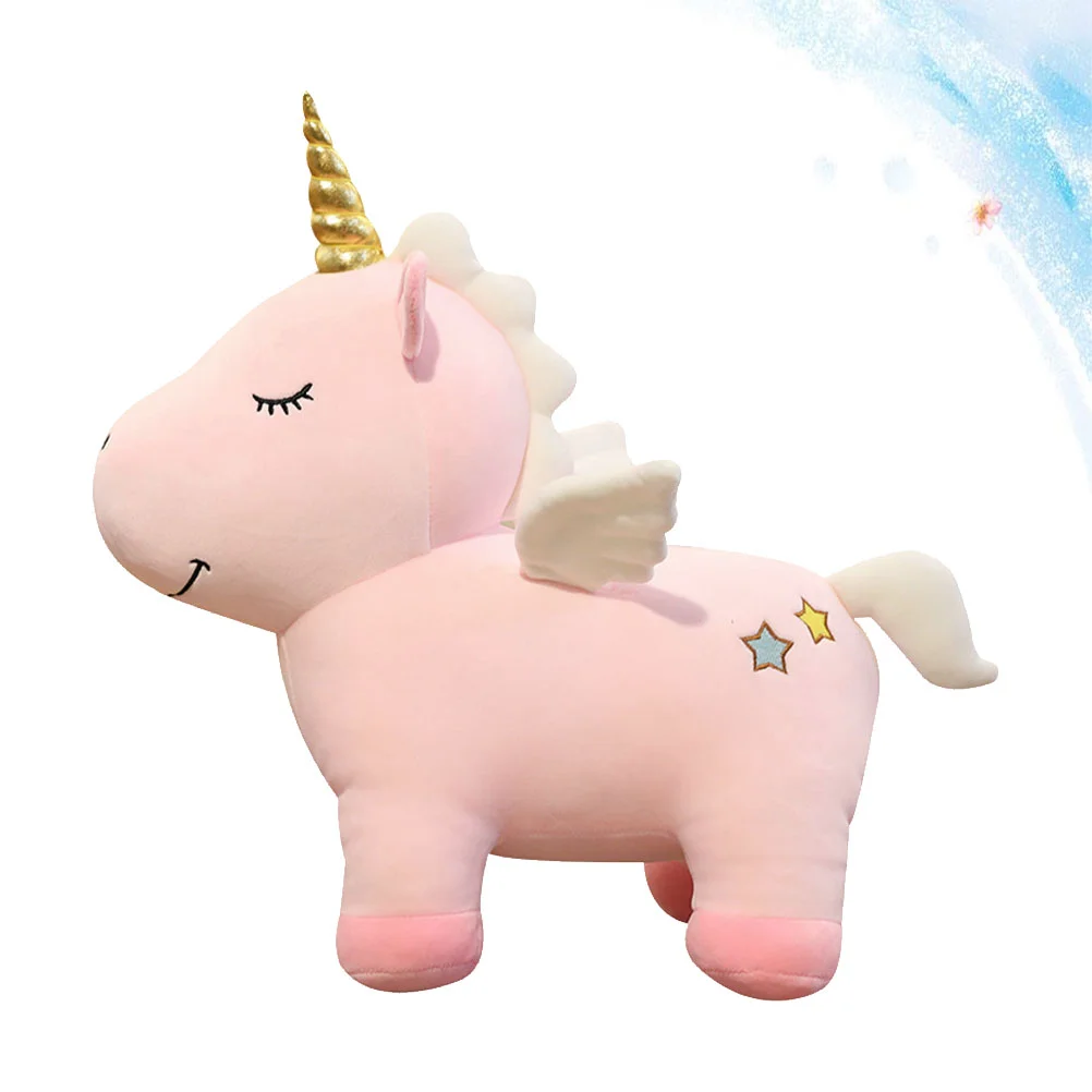 

1pc Plush Unicorn Unicorn Throw Pillow for Home Decoration Holiday Party