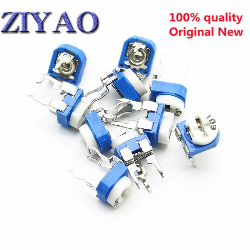 

20pcs RM065 RM-065 100 200 500 1K 2K 5K 10K 20K 50K 100K 200K 500K 1M ohm Trimpot Trimmer Potentiometer variable resistor